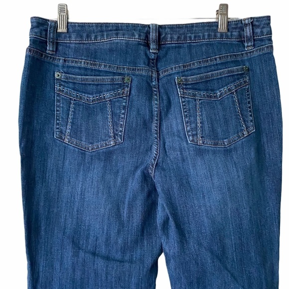 Liz Claiborne Stretch Jeans Straight Leg 10 - Picture 4 of 6